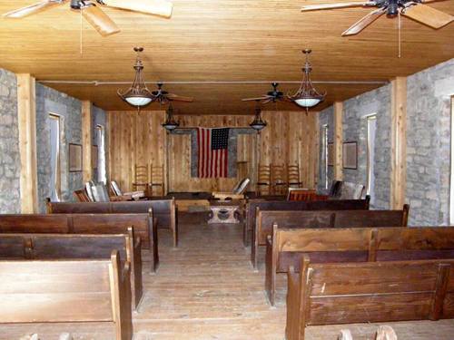 Fort Griffin  Tx Lodge Hall interior