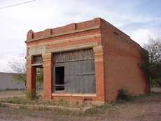Truscott, Texas old bank building