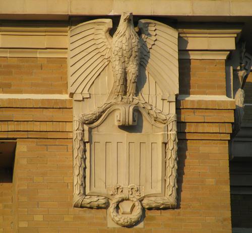 Gainesville Texas Cooke County Courthouse eagle