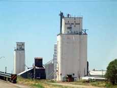 Bushland,  Texas grain elevators