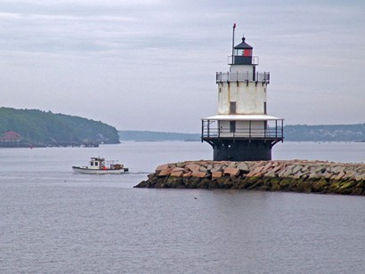 Maine Lighthouse - Spring Point Ledge, South Portland 