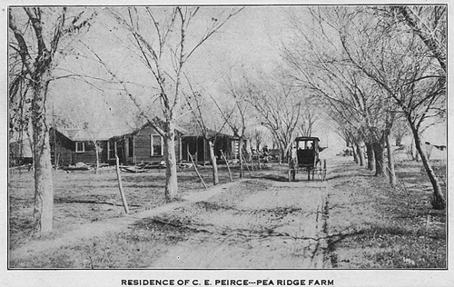 Barstow, TX - Residence of C.E. Pierce -  Pea Ridge Farm