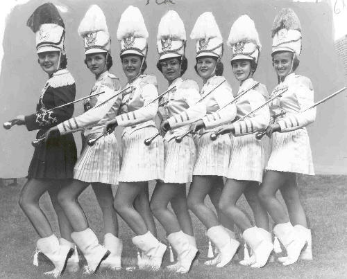 Columbus Colorado County TX Women Majorettes 1955 