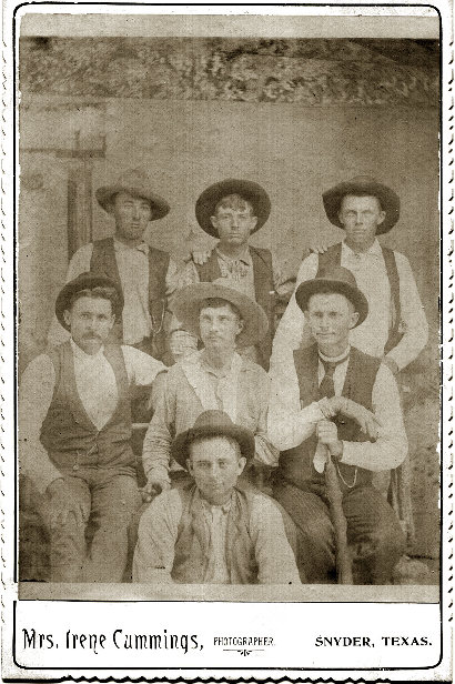 Snyder, Texas, Scurry County  - GD Marable and Ranch workers