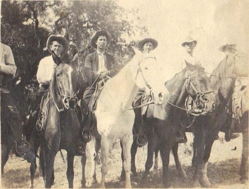 Sutherland Springs, Texas  cowboys,  early 1900s