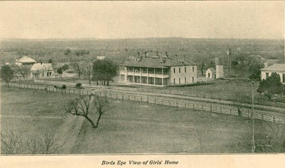TX - Thorp Springs Christian College - Birds Eye View of Girls' Home 