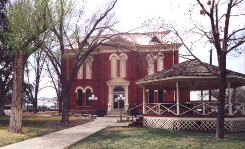 Brewster County Courthouse and garzebo, Alpine, Texas  