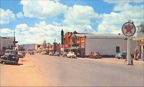Alpine, Texas 1940s street Scene