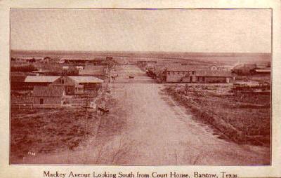 Barstow Texas Mackay Avenue 1900s old photo