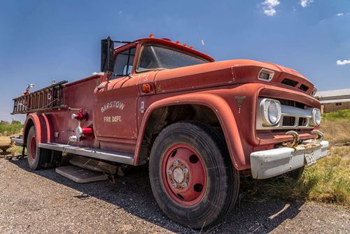 Barstow TX Volunteer Fire Department fire truck