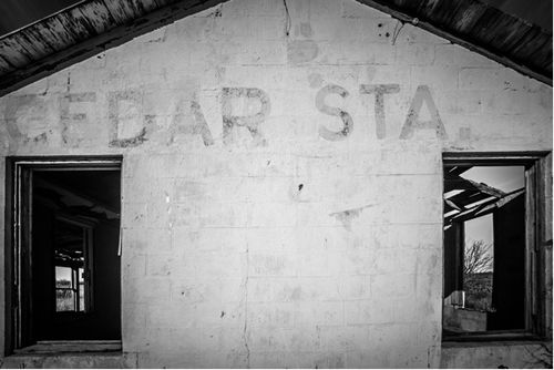 Cedar Station TX ghost sign