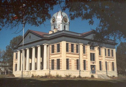 Fort Davis, Texas - Jeff Davis County Courthouse SE view