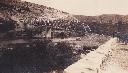 TX - Pecos River Bridge 1923 old photo