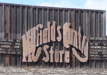 Juno Texas - Mayfield's Country Store sign
