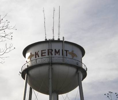Kermit Texas water tower