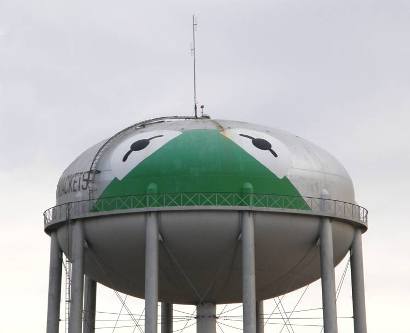 Kermit Texas - Kermit the Frog water tower