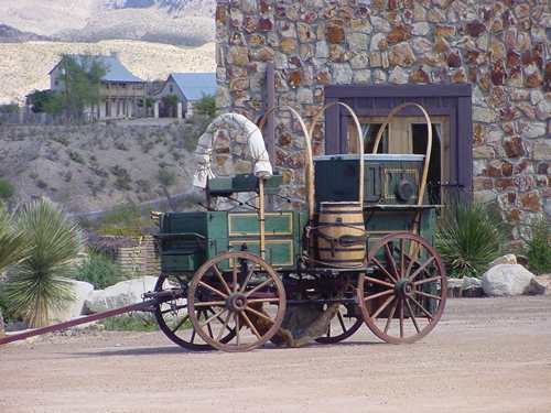 Lajitas Texas chuck wagon