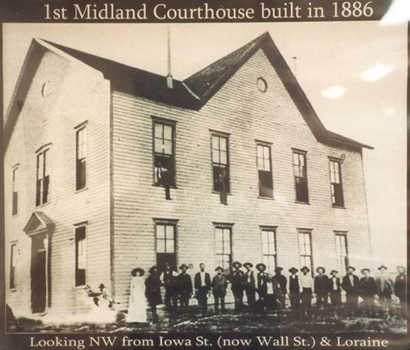 First Midland County Courthouse, 1886, Midland, Texas