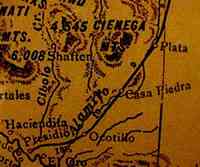 Texas Postal Route map 1906