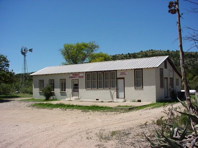 Pandale Texas schoolhouse and community center