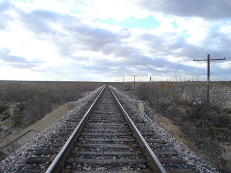 Penwell Texas railroad tracks