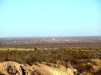 Loving County TX - View of Mentone from Porterville