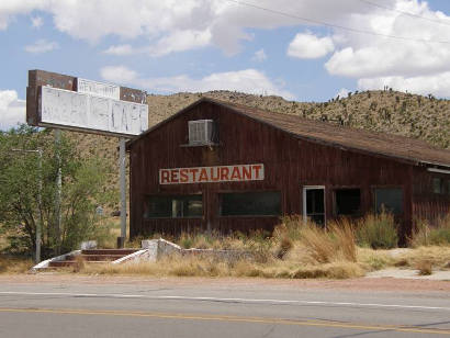 Sierra Blanca, TX - Closed restaurant