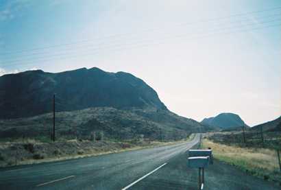 Highway 118 to Terlingua Texas