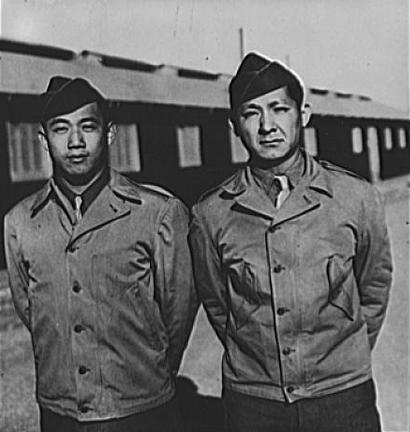 2 Chinese-American Officers were the first graduates of the Army Medical Corps Officer Candidate School